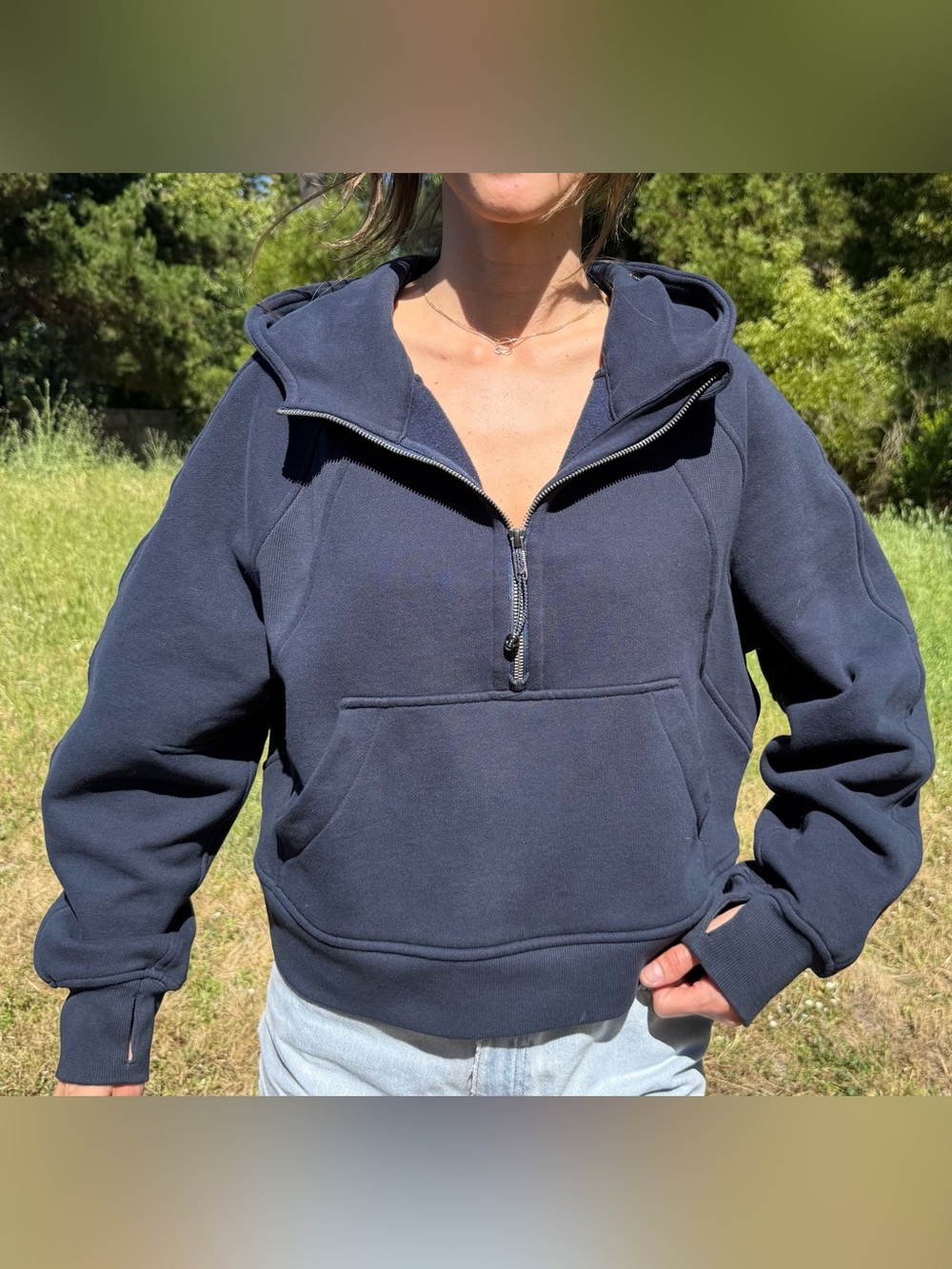 Lululemon scuba oversized half zip hoodie